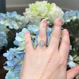 Zales diamond halo ring